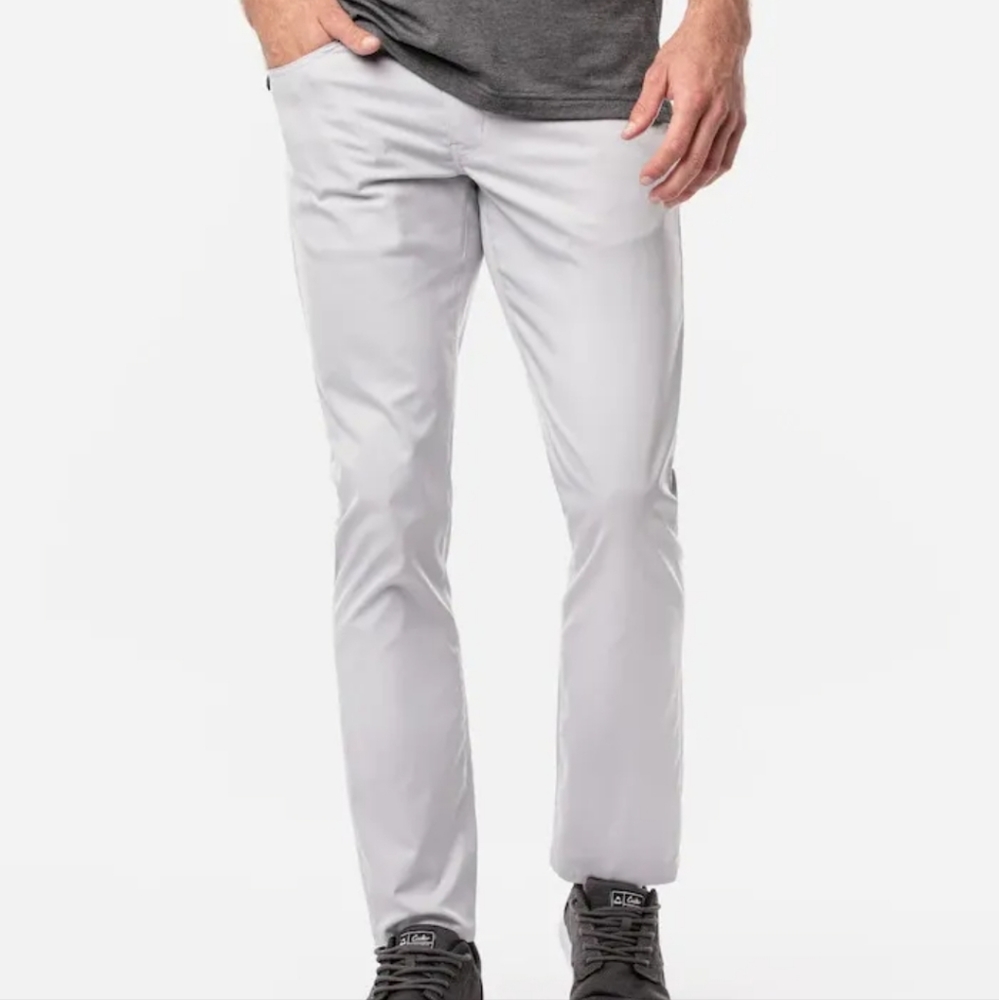Travis Matthew Stretch Straight Leg Pants Gray Size 34